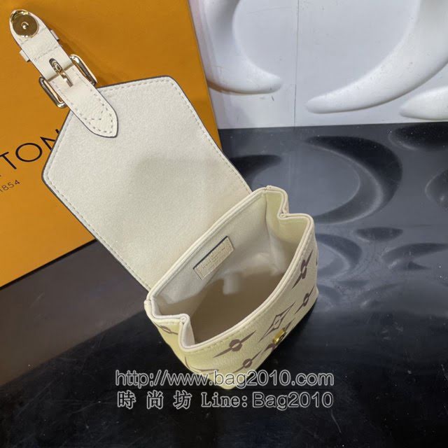 Louis Vuitton新款女包 M80783白丝印 路易威登2021夏季新款迷你双肩包 LV新款Tiny双肩后背包  ydh4202